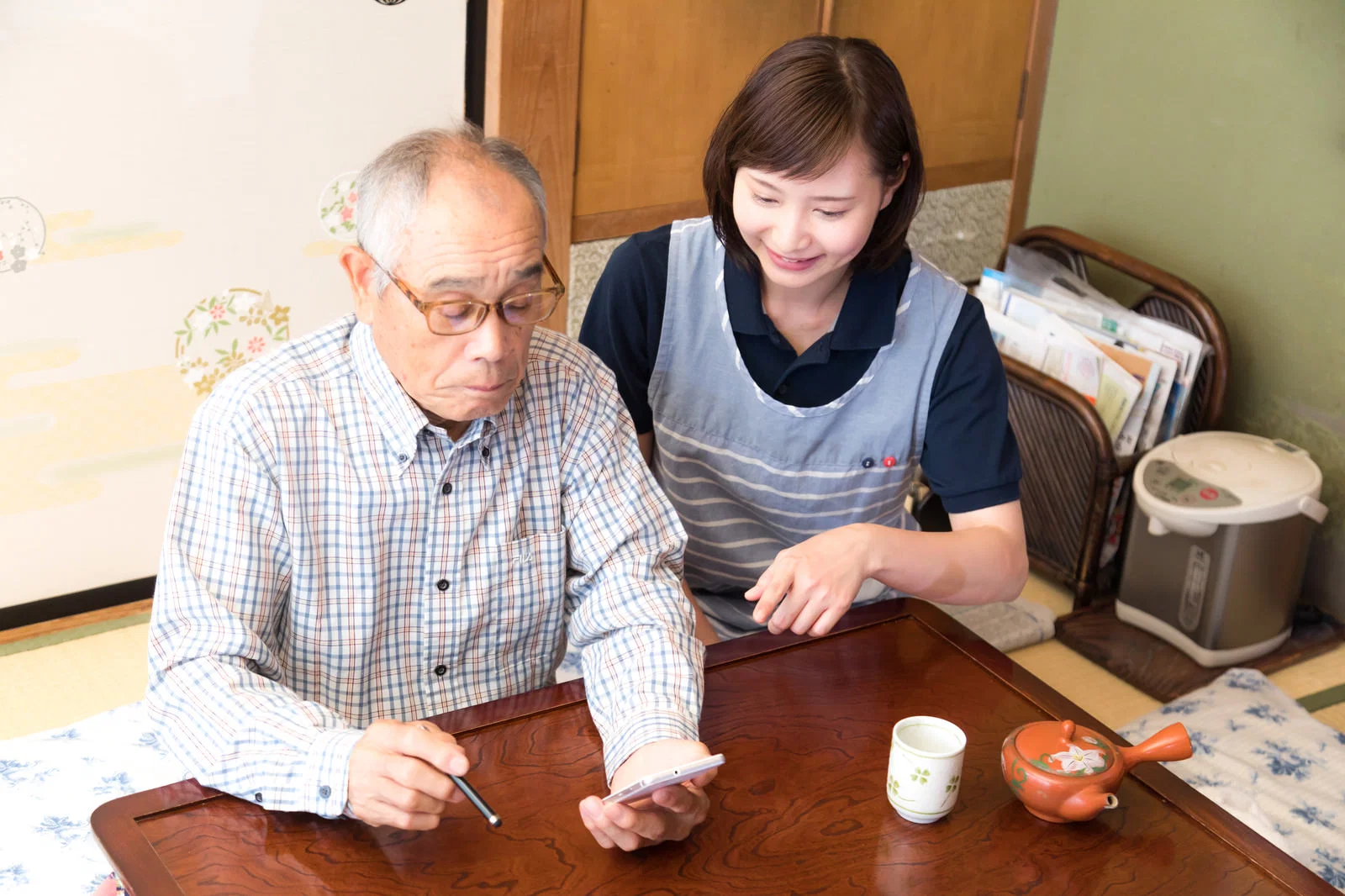 ご自宅で日常生活を支援する訪問介護のイメージ